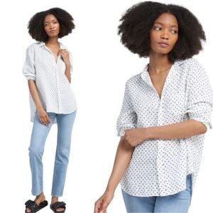 Frank & Eileen The Eileen Button Up Shirt Cotton Star Print